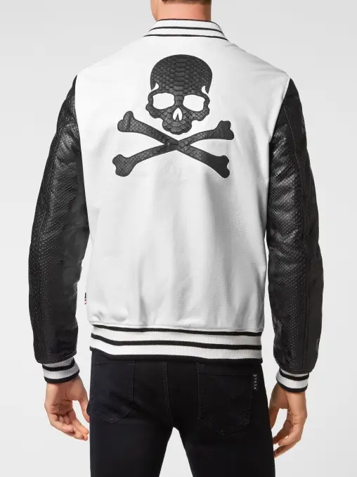 Бомбер кожаный PHILIPP PLEIN