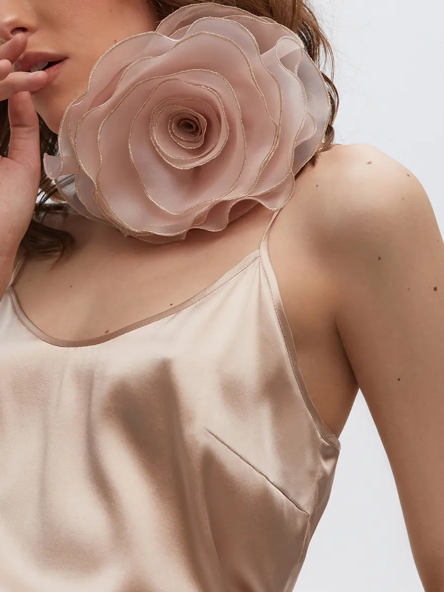 Брошь текстильная «Blossom»