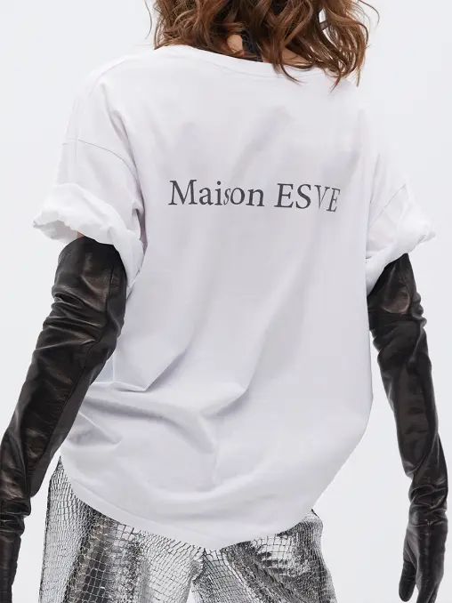 Футболка хлопковая MAISON ESVE
