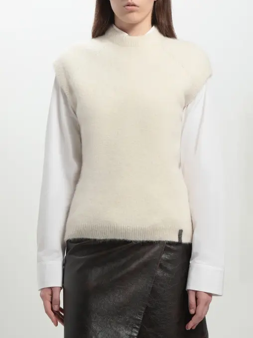 Жилет из шерсти альпака FREE AGE