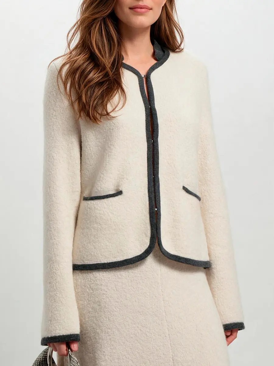 Жакет из шерсти альпака