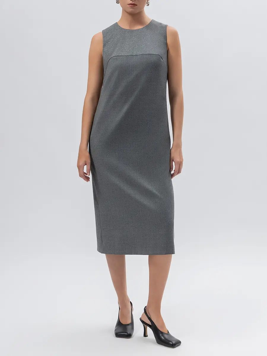 Платье шерстяное