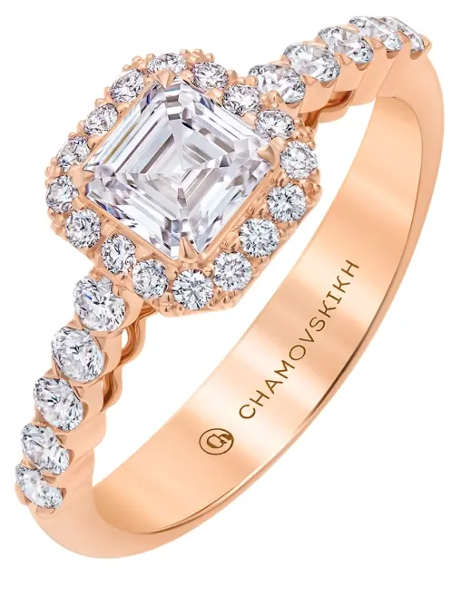 Кольцо с бриллиантами CHAMOVSKIKH JEWELLERY HOUSE