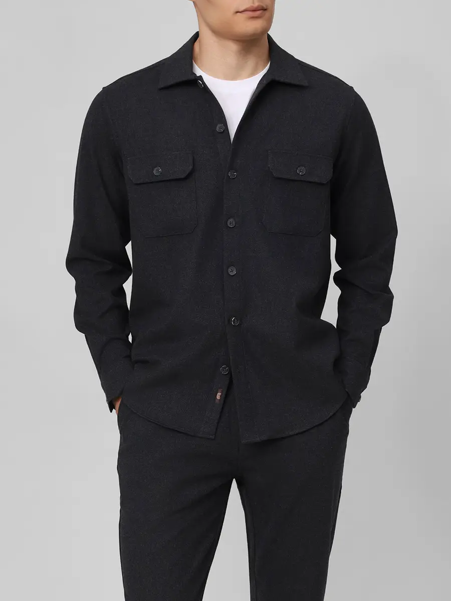 Рубашка Regular Fit из вискозы