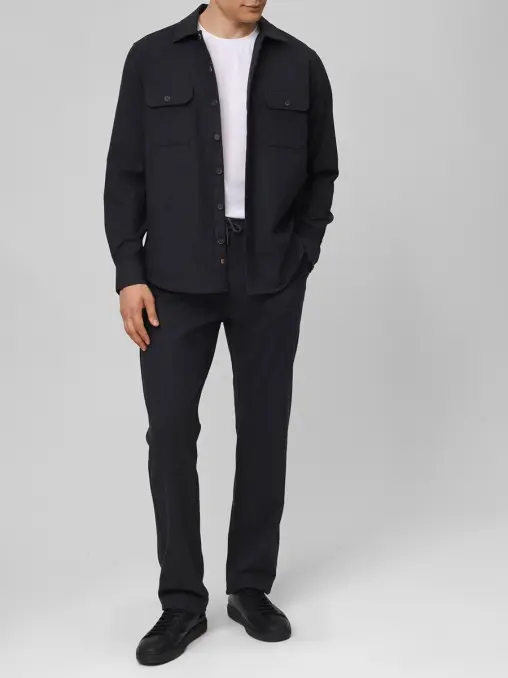 Рубашка Regular Fit из вискозы CUDGI