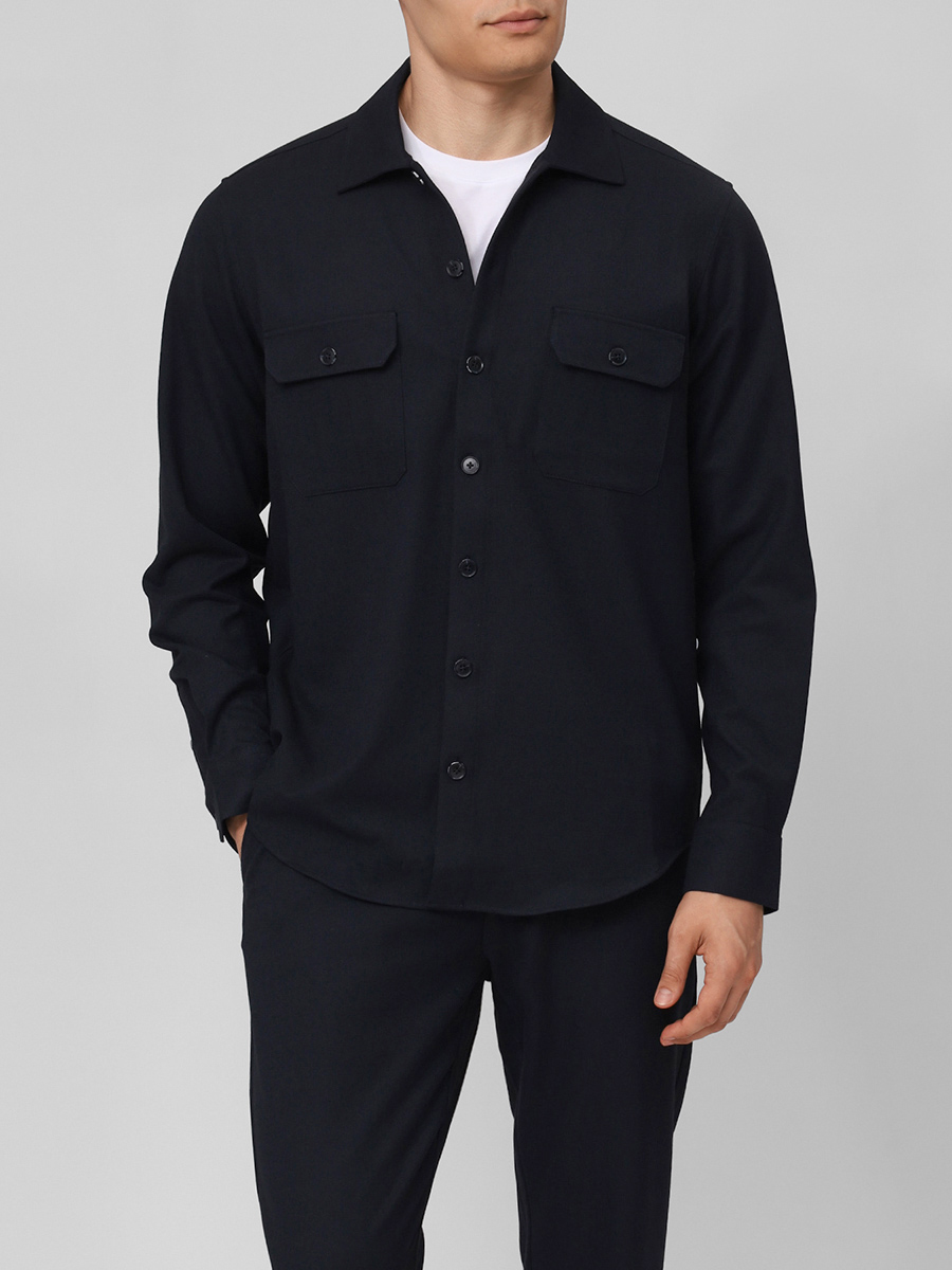 Рубашка Regular Fit из вискозы