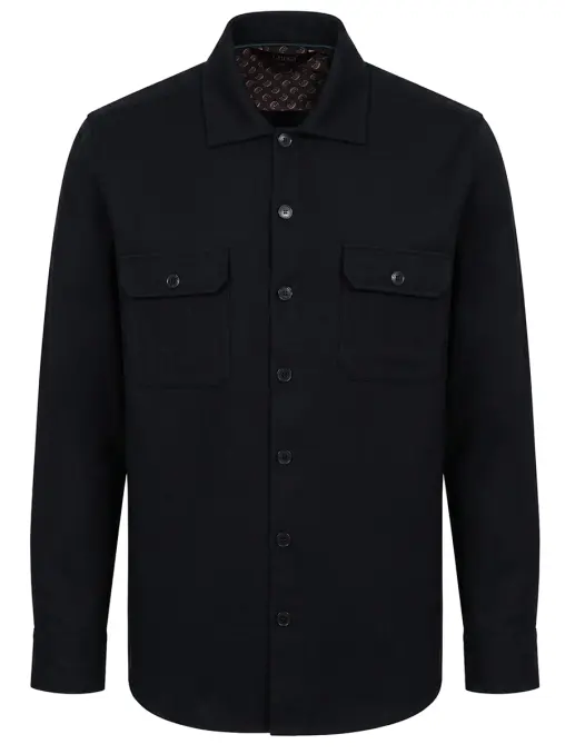 Рубашка Regular Fit из вискозы CUDGI