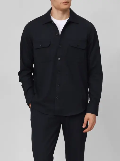 Рубашка Regular Fit из вискозы CUDGI