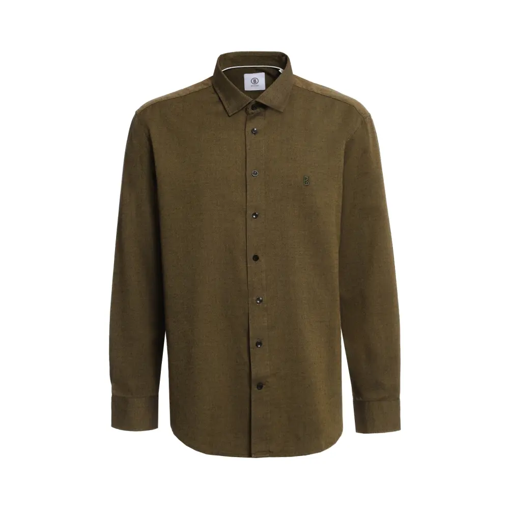 Рубашка Slim Fit из хлопка и лиоцелла Timi