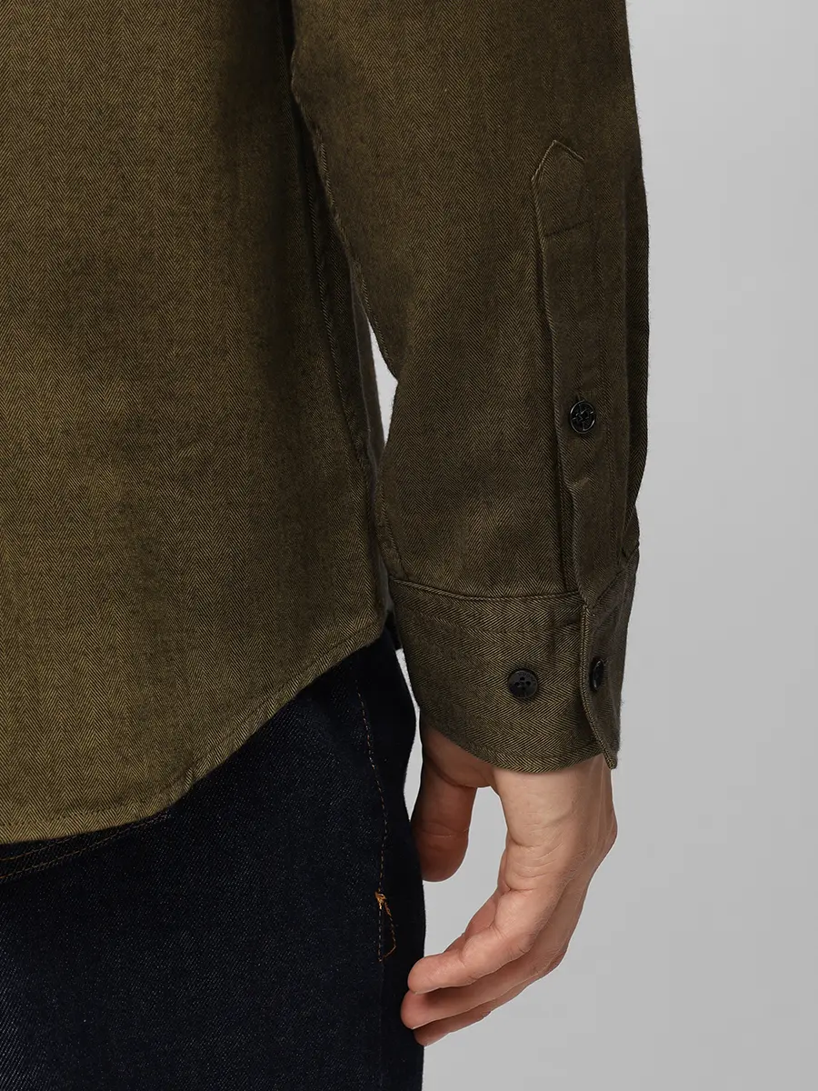 Рубашка Slim Fit из хлопка и лиоцелла Timi