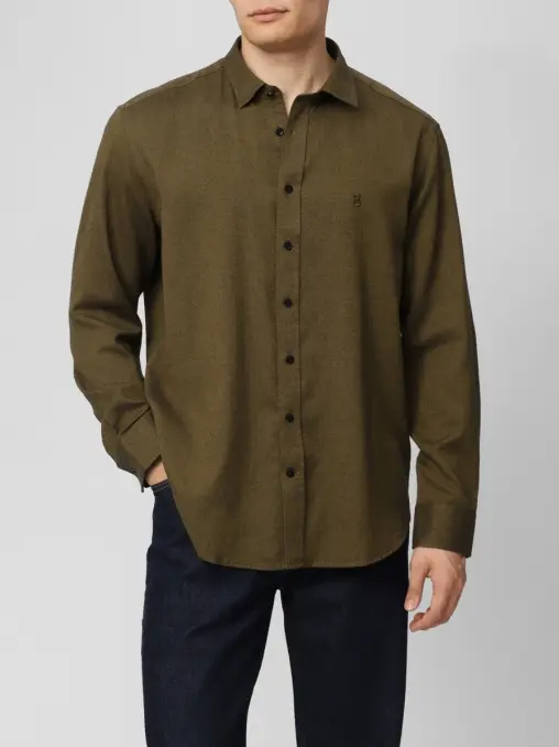 Рубашка Slim Fit из хлопка и лиоцелла Timi BOGNER
