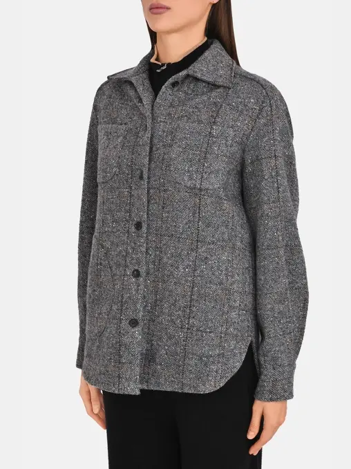 Рубашка из шерсти альпака KITON