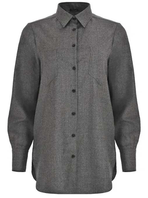 Рубашка шерстяная KITON