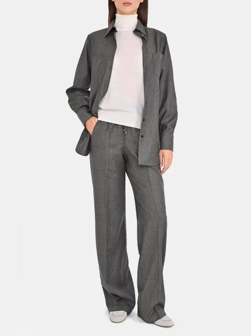 Рубашка шерстяная KITON