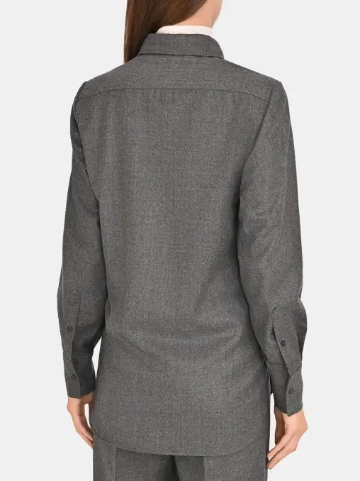 Рубашка шерстяная KITON