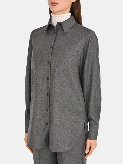 Рубашка шерстяная KITON