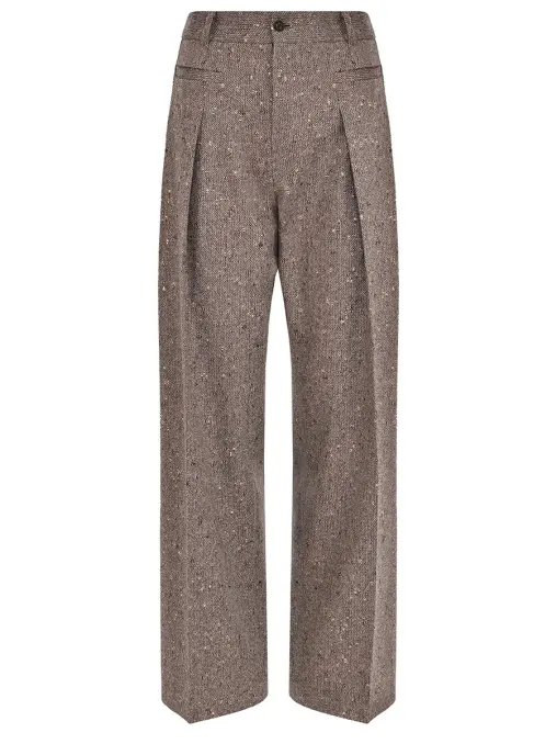 Брюки твидовые KITON