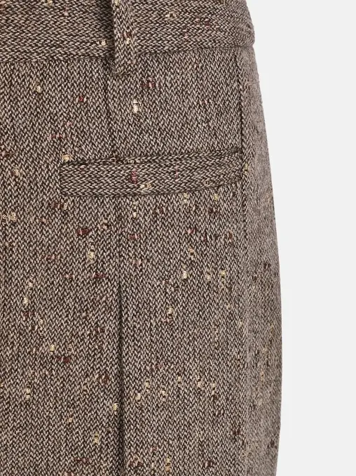 Брюки твидовые KITON