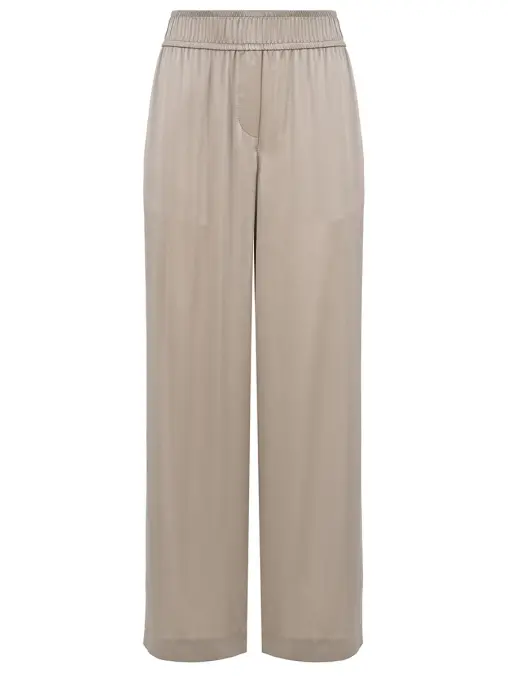 Брюки шелковые BRUNELLO CUCINELLI