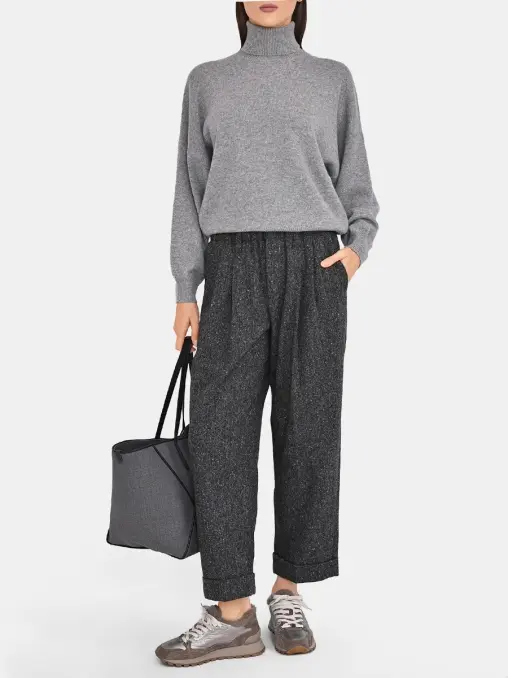 Брюки шерстяные BRUNELLO CUCINELLI