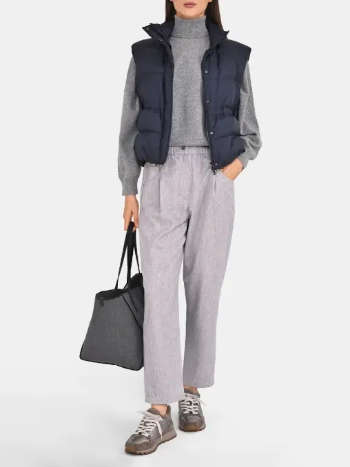 Жилет стеганый BRUNELLO CUCINELLI