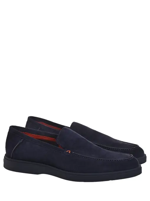 Лоферы замшевые SANTONI