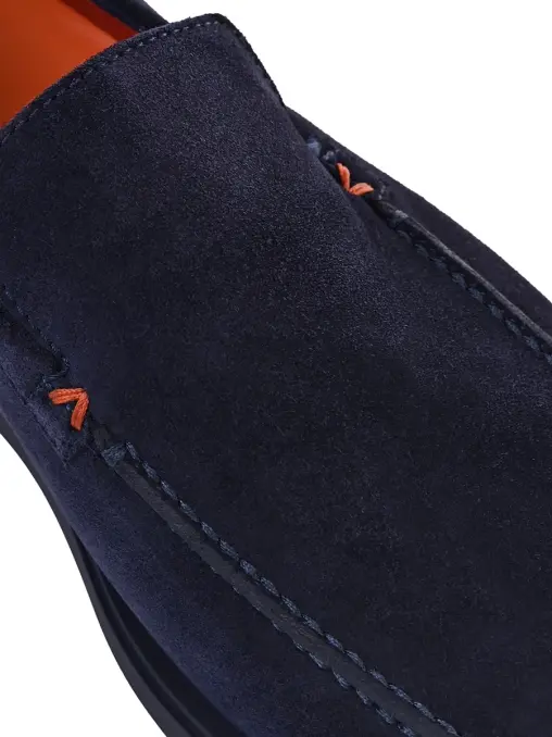 Лоферы замшевые SANTONI