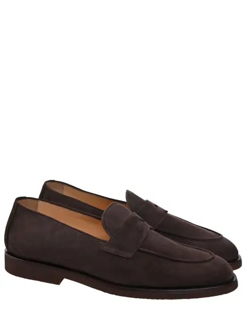 Лоферы замшевые BRUNELLO CUCINELLI