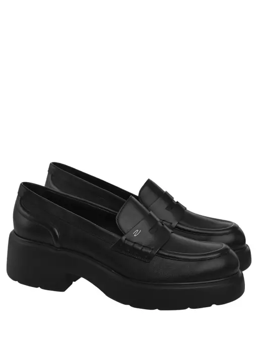 Лоферы кожаные SANTONI