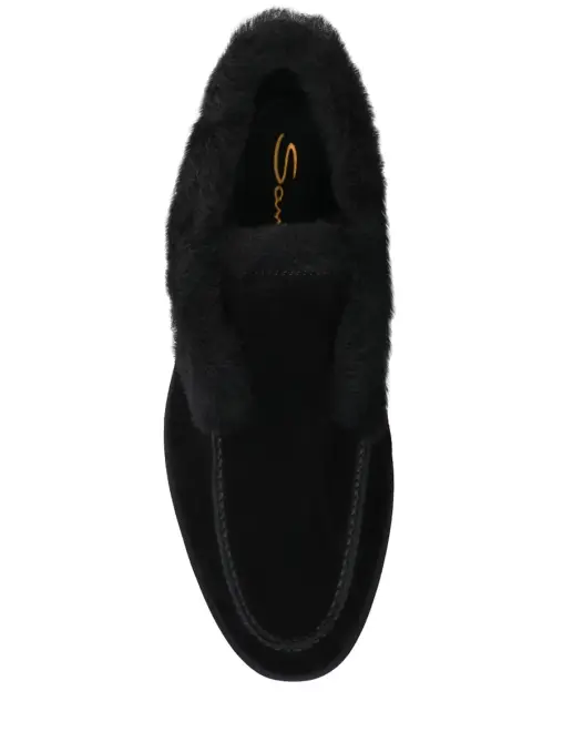 Ботинки замшевые на меху SANTONI