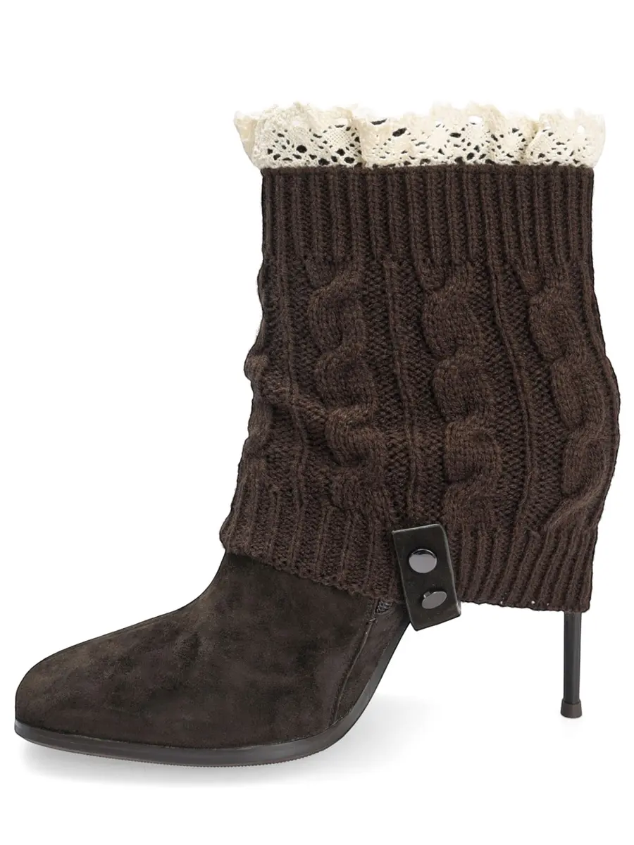 Ботильоны замшевые