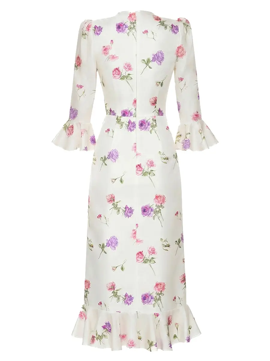 Платье шелковое Primrose midi