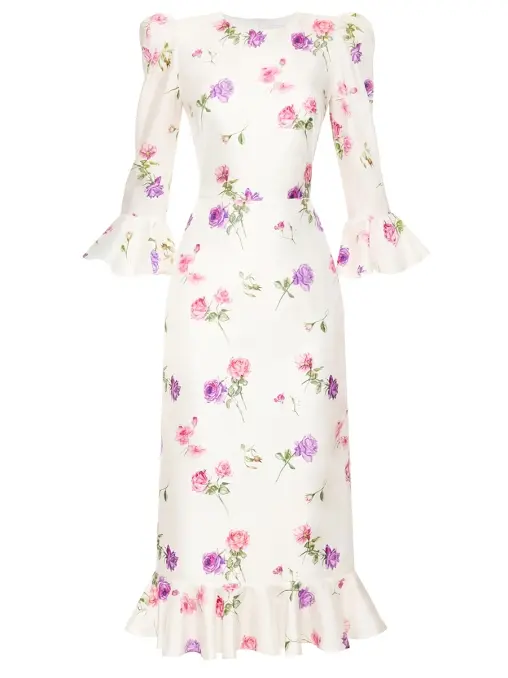 Платье шелковое Primrose midi YVON