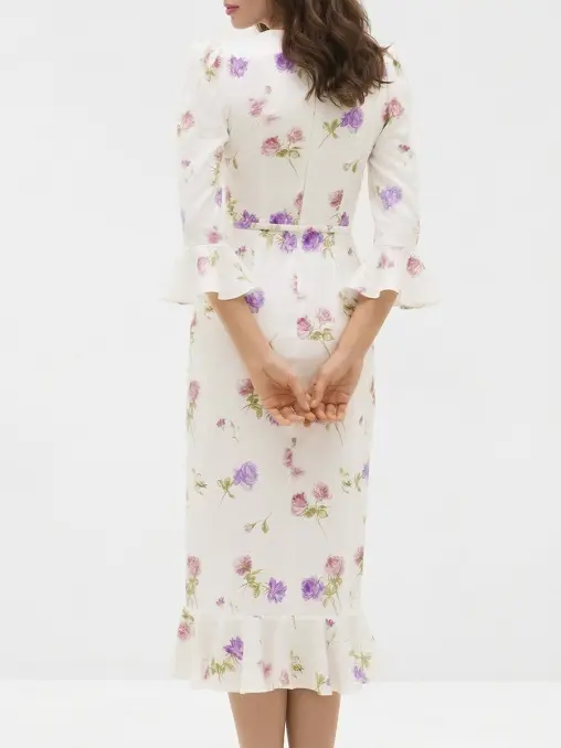 Платье шелковое Primrose midi YVON