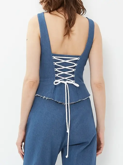 Корсет джинсовый KRISTINA TOPS