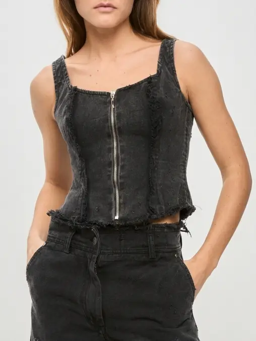 Корсет джинсовый KRISTINA TOPS