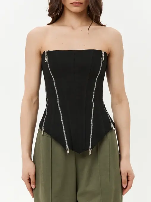 Корсет джинсовый KRISTINA TOPS