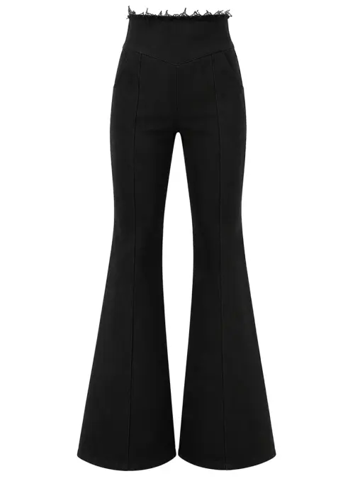 Джинсы-клеш хлопковые KRISTINA TOPS