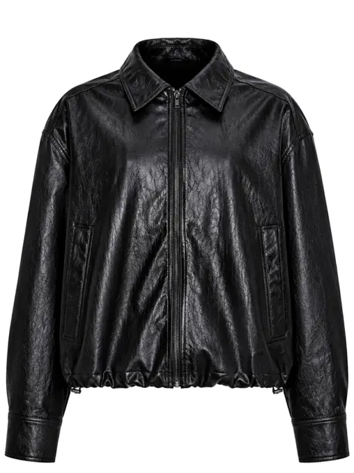 Бомбер из экокожи KRISTINA TOPS