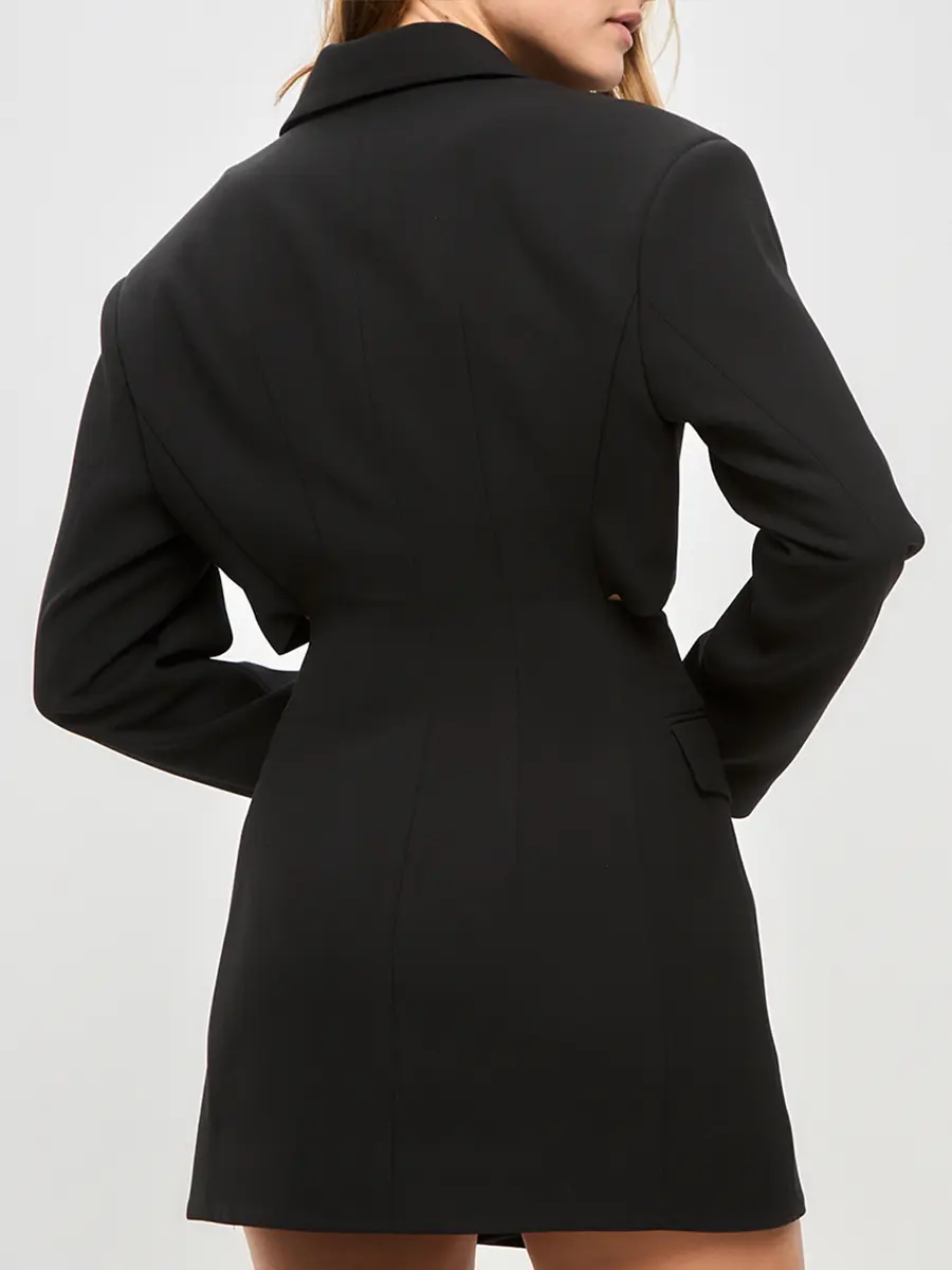 Платье-пиджак из вискозы