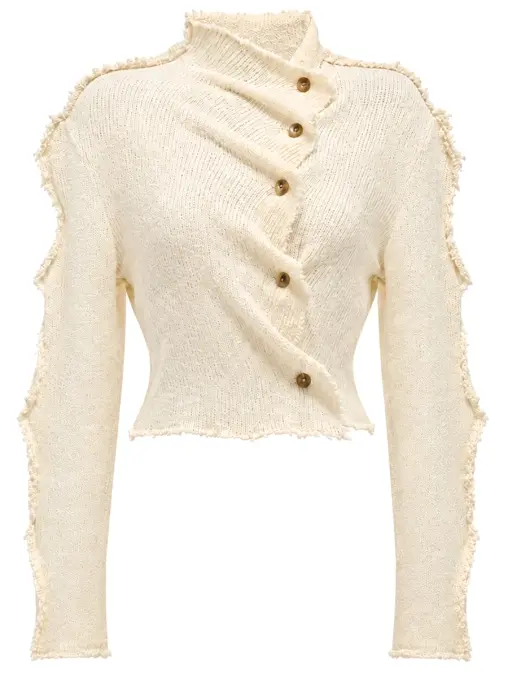 Кардиган из хлопка и вискозы KRISTINA TOPS