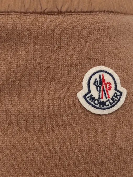Джоггеры из шерсти и кашемира MONCLER