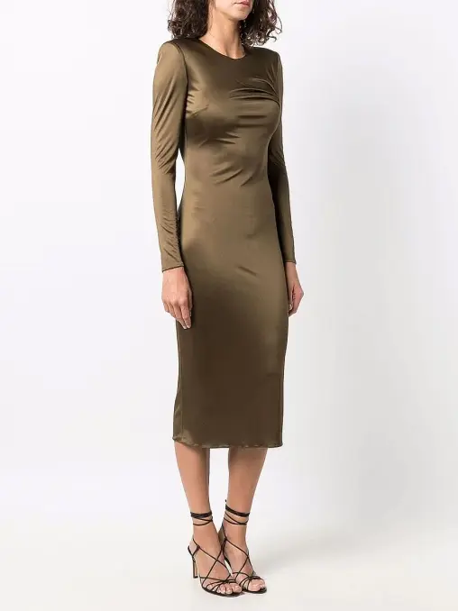 Платье из вискозы VERSACE