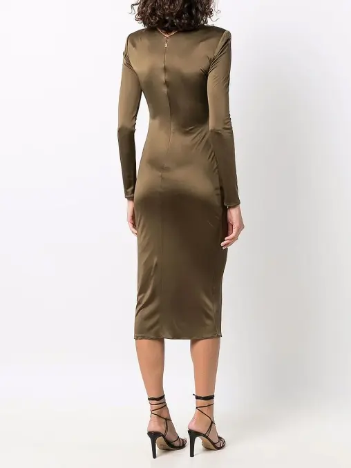 Платье из вискозы VERSACE