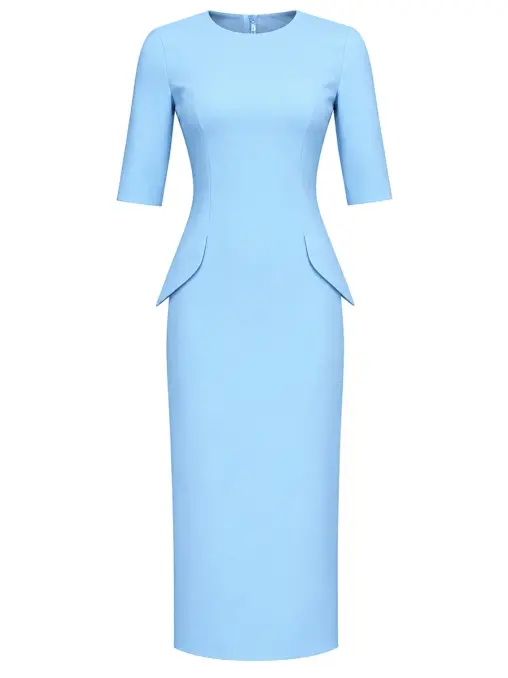 Платье из вискозы ERMANNO SCERVINO