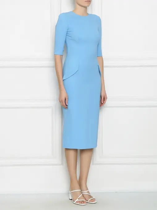 Платье из вискозы ERMANNO SCERVINO