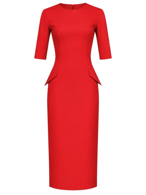 Платье из вискозы ERMANNO SCERVINO