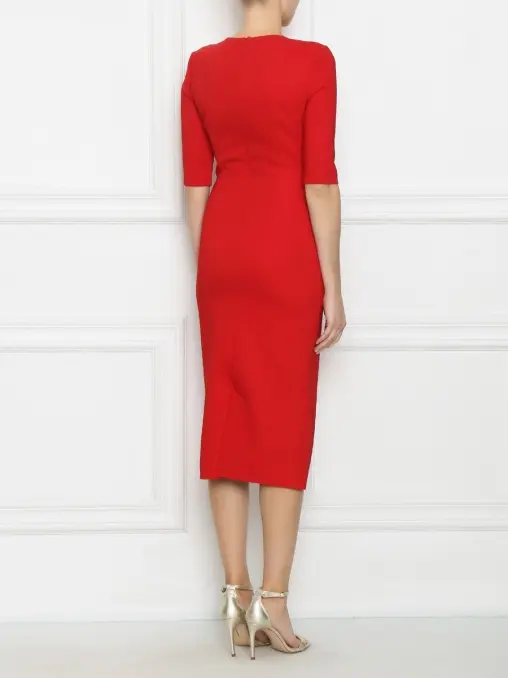 Платье из вискозы ERMANNO SCERVINO