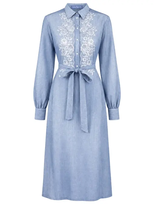 Платье из вискозы ERMANNO SCERVINO