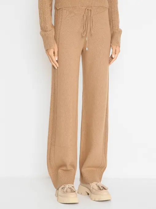 Брюки из вискозы, шерсти и кашемира ERMANNO SCERVINO